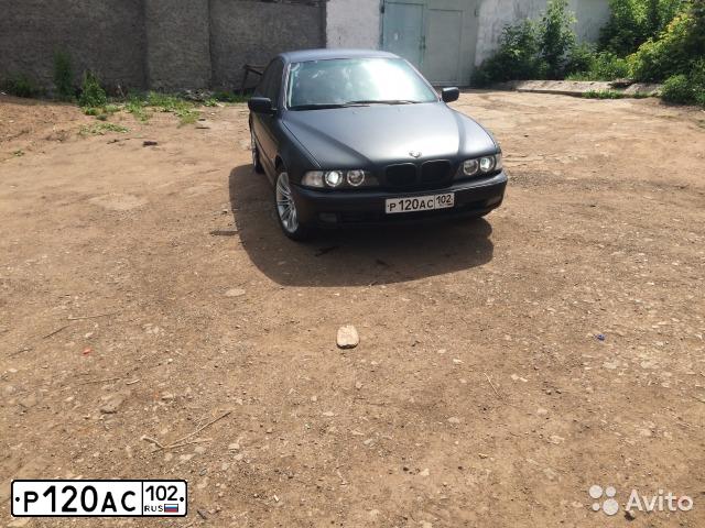 Фото автомобиля БМВ 528IА, 1998 — госномер Н206РТ702. Цвет: ЧЕРНЫЙ