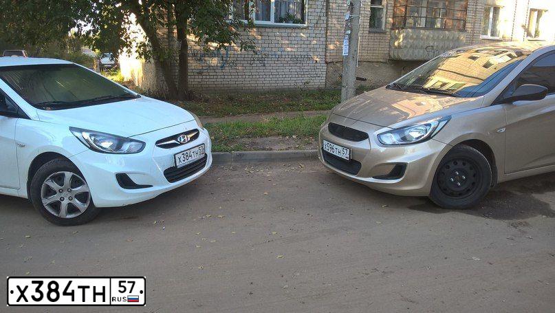 Фото автомобиля HYUNDAI SOLARIS, 2013 — госномер Н097ВМ193. Цвет: Белый