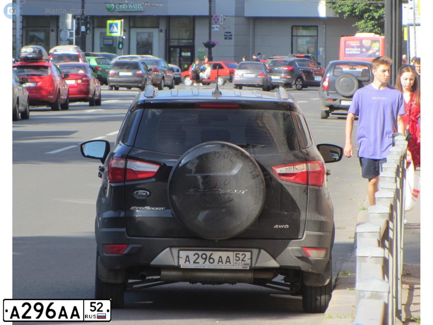 Фото автомобиля FORD D FOCUS, 2010 — госномер Е548ОН750. Цвет: ЧЕРНЫЙ