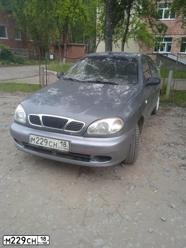Фото автомобиля ZAZ CHANCE, 2010 — госномер М229СН18. Цвет: Серый