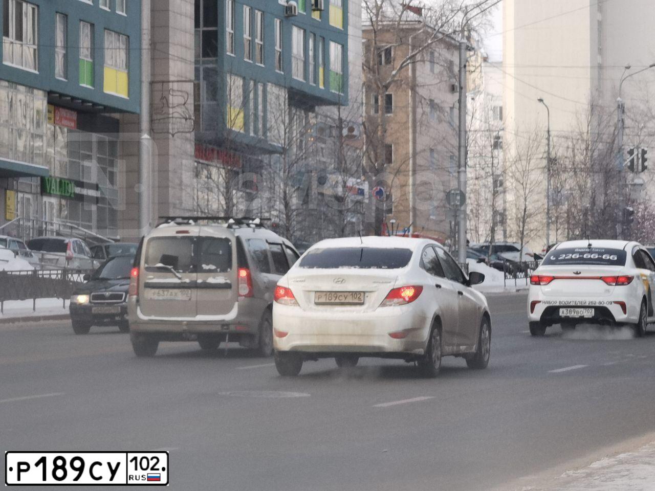 Фото автомобиля HYUNDAI SOLARIS, 2014 — госномер Р189СУ102. Цвет: БЕЛЫЙ