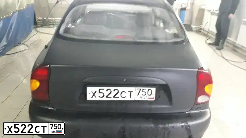 Фото автомобиля ZAZ LANOS, 2009 — госномер Х522СТ750. Цвет: ЧЕРНЫЙ