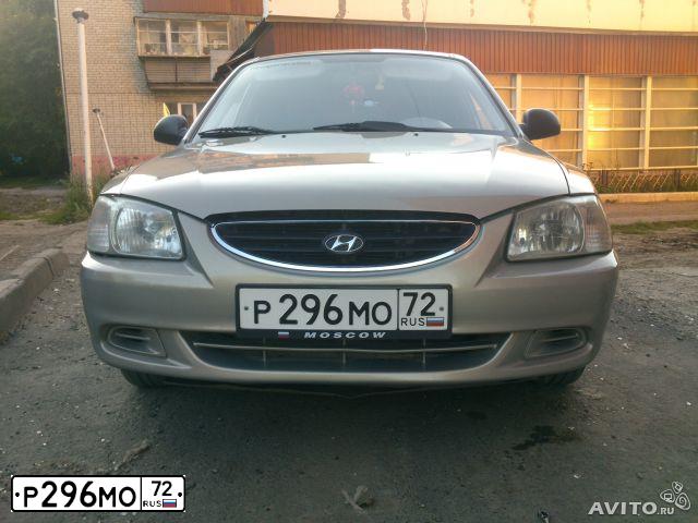Фото автомобиля TAGAZ ACCENT, 2007 — госномер Е770ХН72. Цвет: СВЕТЛО БЕЖЕВЫЙ
