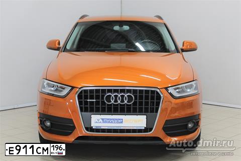 Фото автомобиля AUDI Q3, 2012 — госномер Х319ЕС152. Цвет: Оранжевый