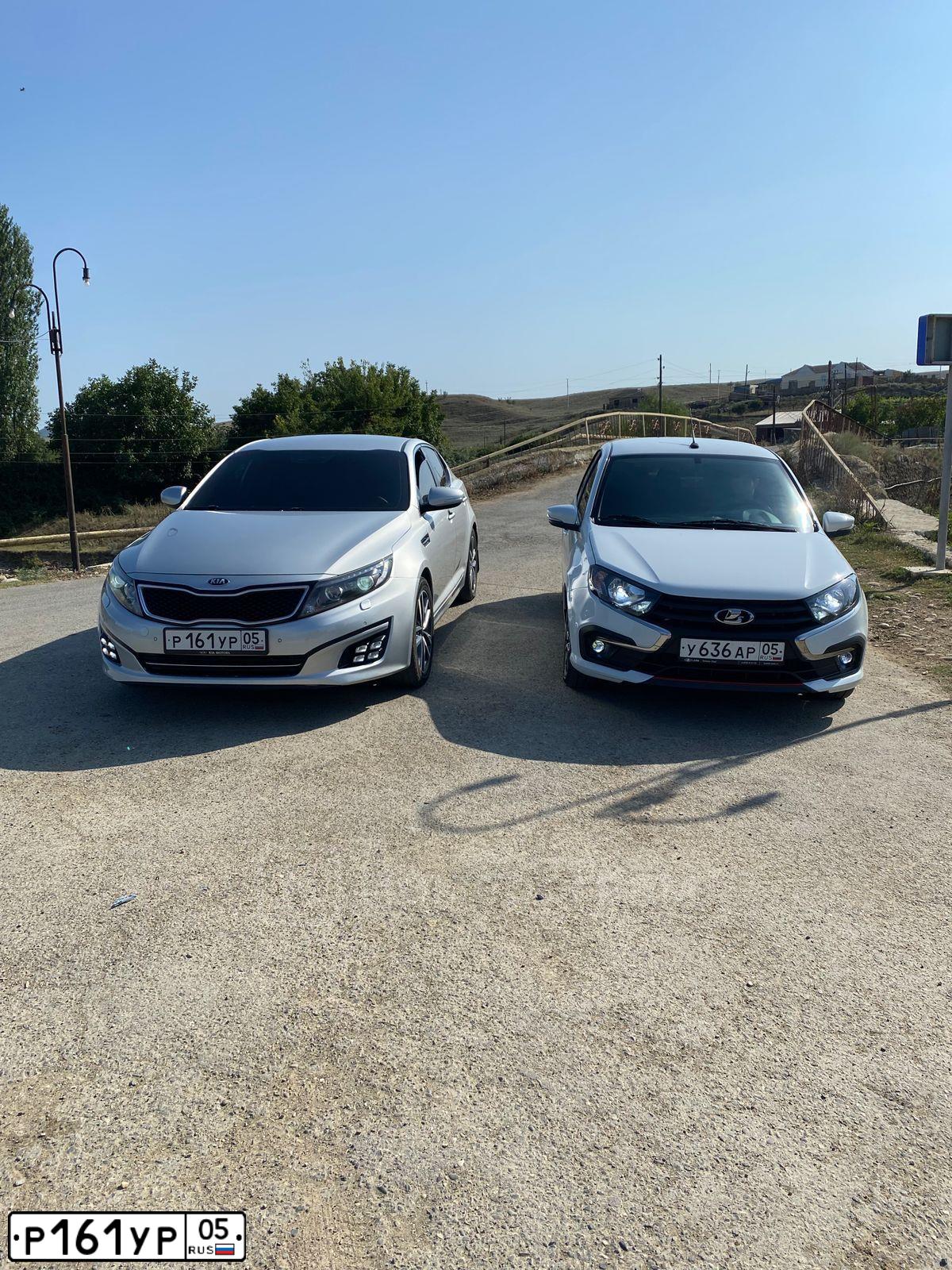 Фото автомобиля LADA VESTA, 2016 — госномер Р161УР05. Цвет: Белый