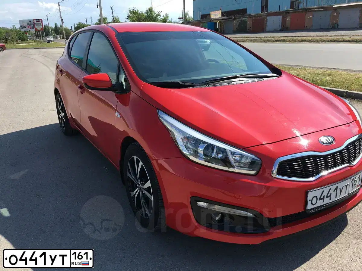 Фото автомобиля KIA CEE'D, 2015 — госномер К384СО82. Цвет: КРАСНЫЙ