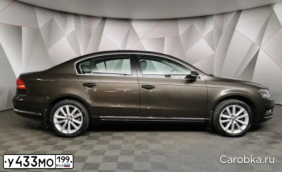 Фото автомобиля VOLKSWAGEN PASSAT, 2013 — госномер С903АО797. Цвет: Коричневый