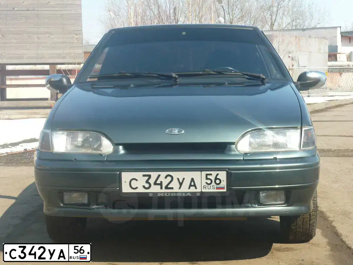 Фото автомобиля LADA 2114 SAMARA, 2010 — госномер Х709ОЕ102. Цвет: Сине-Черный