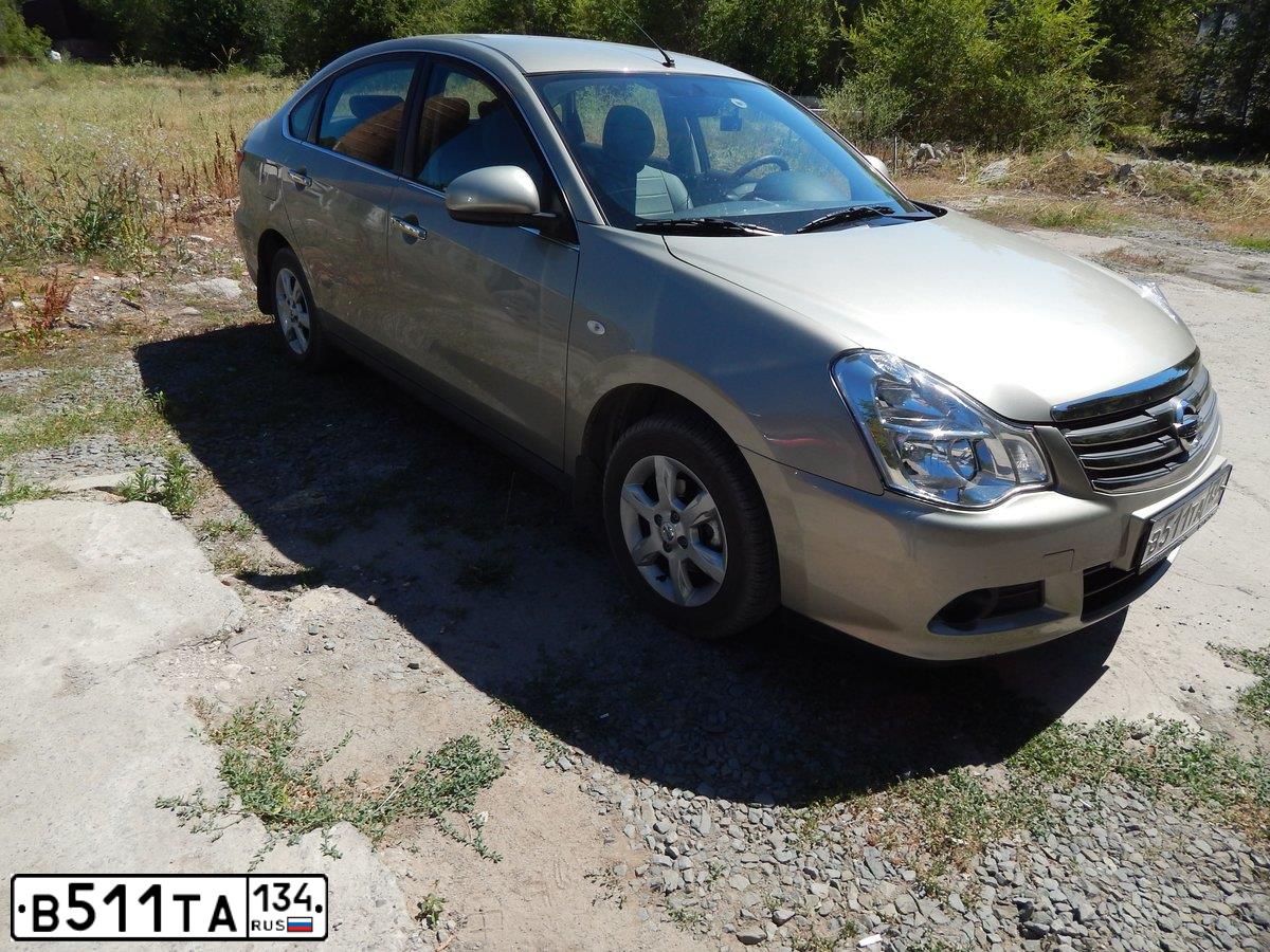 Фото автомобиля NISSAN ALMERA /AVTOVAZ/, 2016 — госномер К010РУ05. Цвет: СЕРО-БЕЖЕВЫЙ