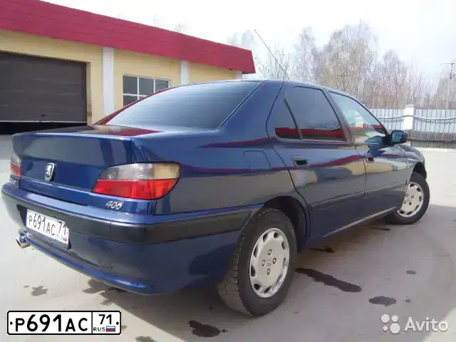 Фото автомобиля PEUGEOT 406, 1998 — госномер Р117МР45. Цвет: СИНИЙ ТЕМНО СИНИЙ