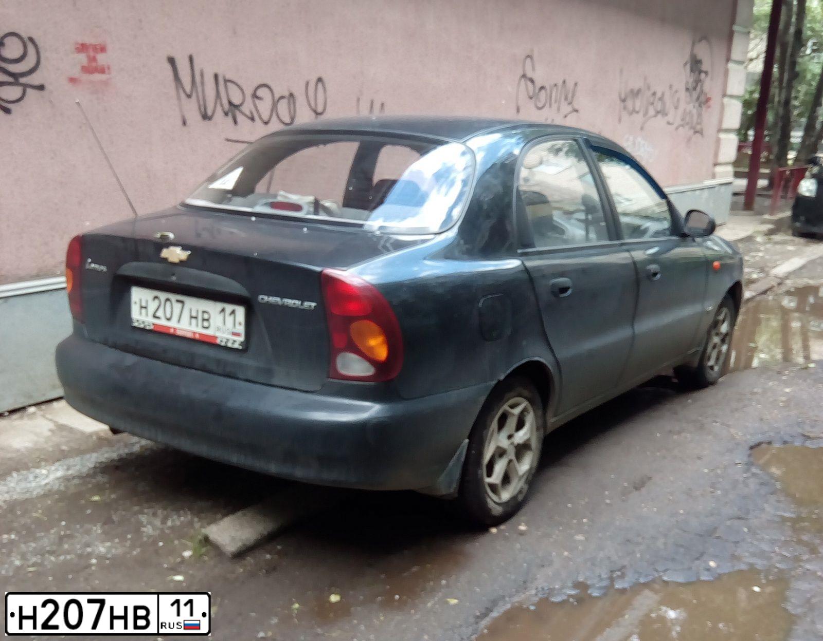 Фото автомобиля ZAZ LANOS, 2008 — госномер Н522АМ82. Цвет: ЧЕРНЫЙ