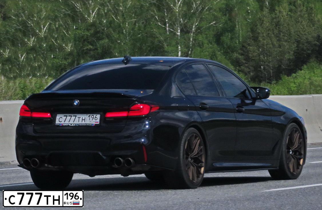 Фото автомобиля BMW 540I XDRIVE, 2019 — госномер С777ТН196. Цвет: ЧЕРНЫЙ