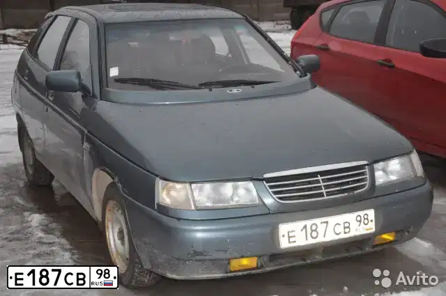 Фото автомобиля LADA 2112 LADA, 2001 — госномер Е187СВ98. Цвет: ТЕМ СЕРО-СИН МЕТАЛЛ