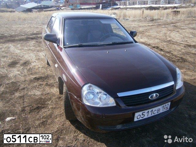 Фото автомобиля ЛАДА 217030 ЛАДА ПРИОРА, 2008 — госномер Н087ВР702. Цвет: ТЕМНО-ВИШНЕВЫЙ