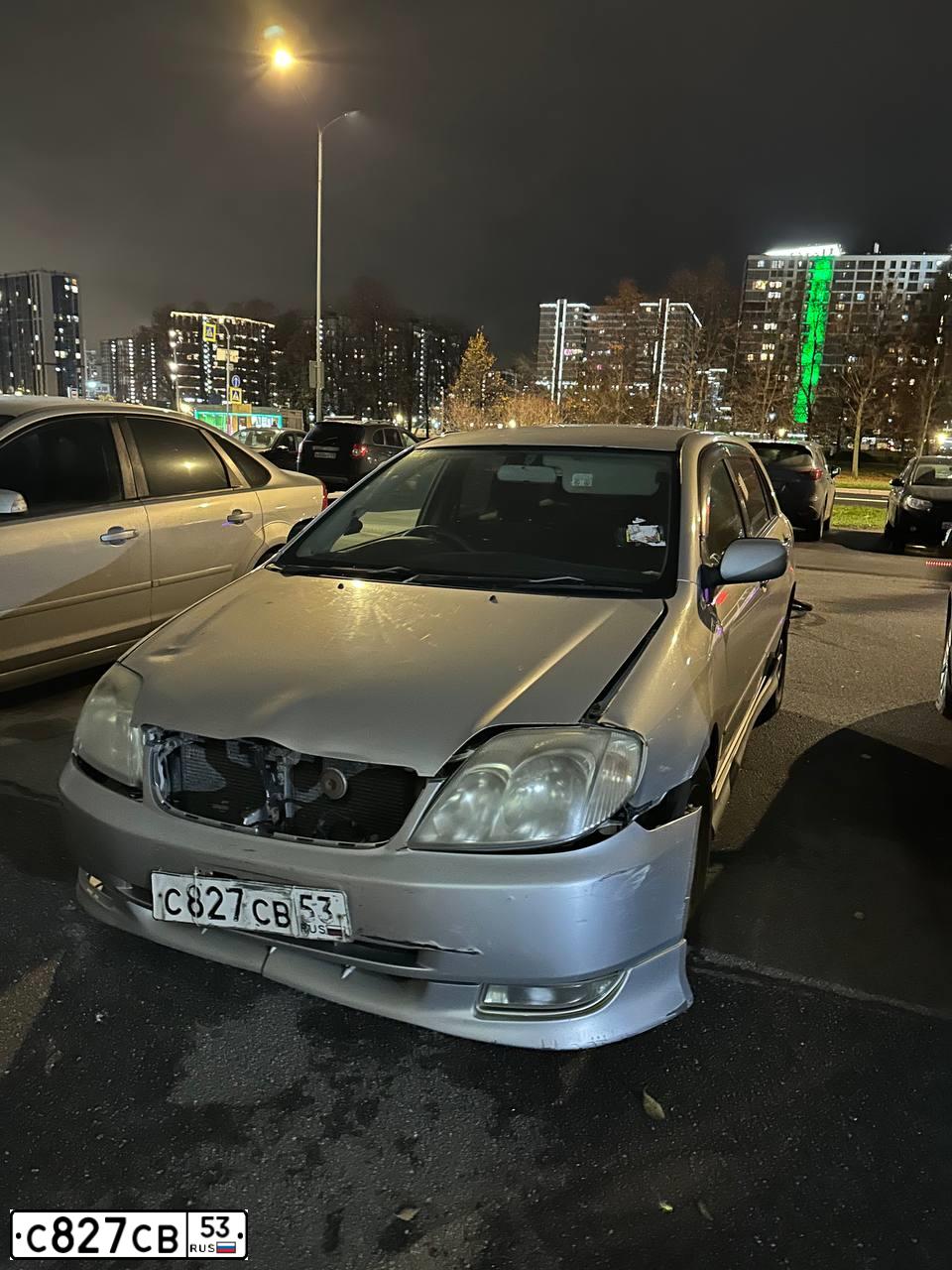 Фото автомобиля TOYOTA COROLLA, 2001 — госномер С827СВ53