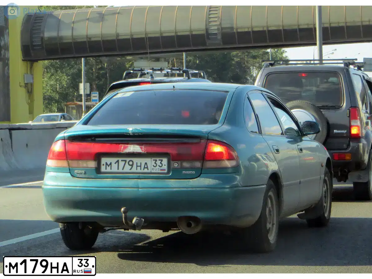 Фото автомобиля MAZDA 626, 1997 — госномер О662ЕО790. Цвет: ЗЕЛЕНЫЙ