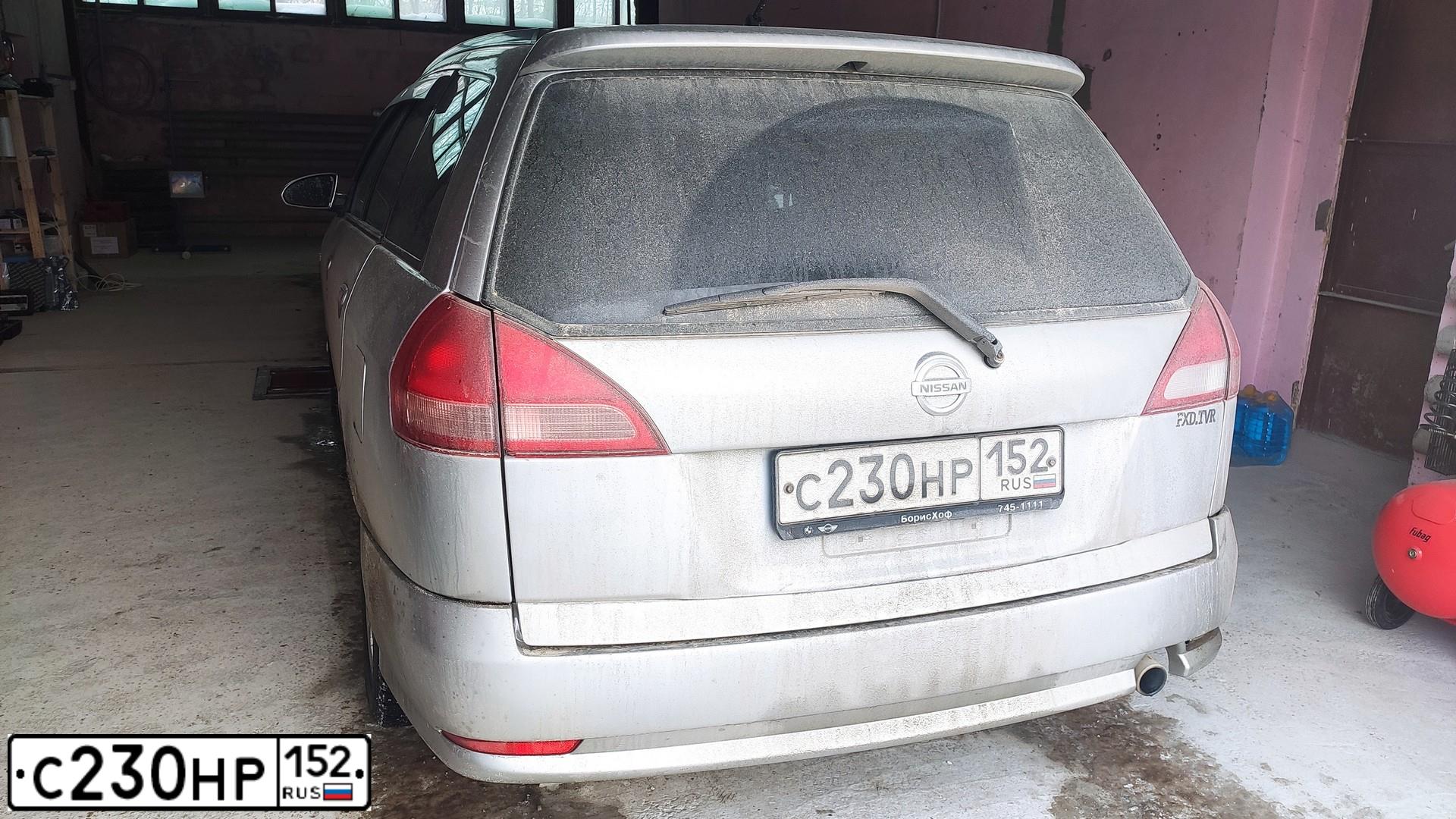 Фото автомобиля NISSAN WINGROAD, 2003 — госномер Х210НЕ152