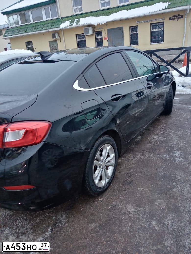 Фото автомобиля CHEVROLET CRUZE, 2018 — госномер Е922ОР790