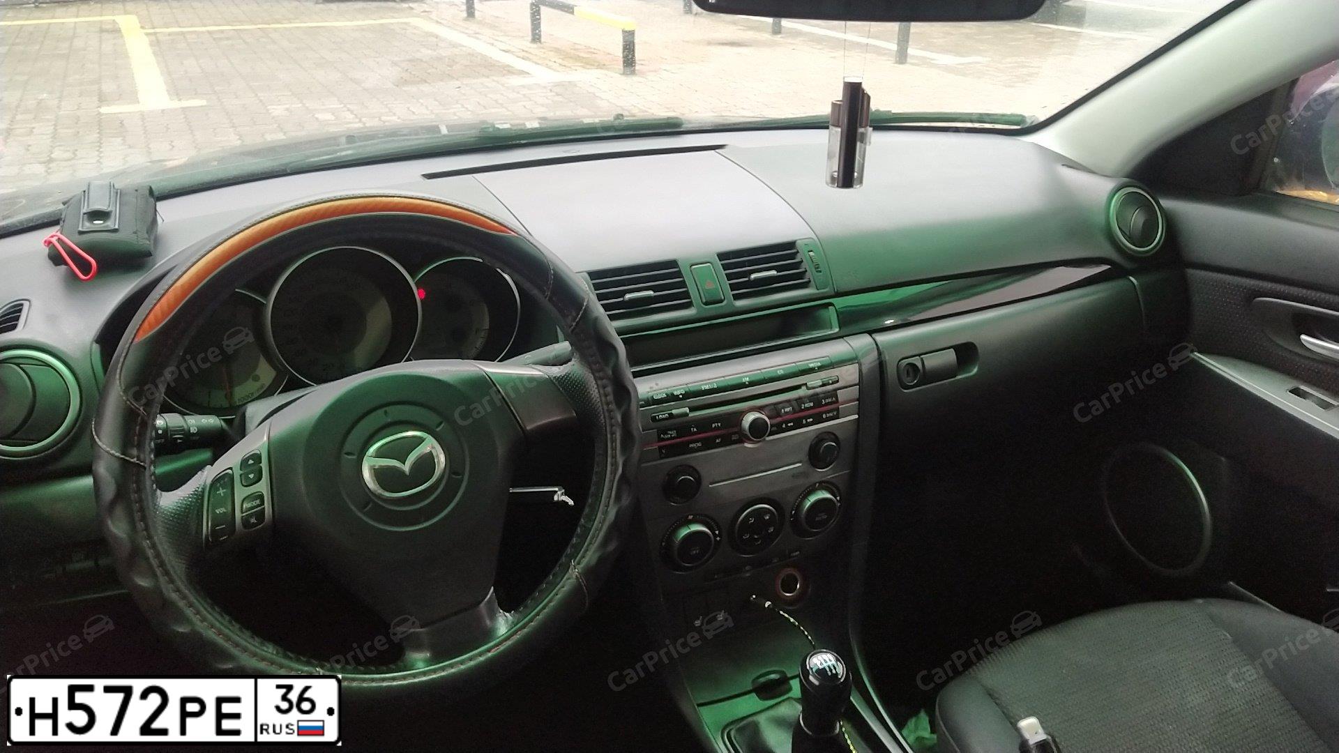 Фото автомобиля MAZDA 3, 2007 — госномер Р026ТА60. Цвет: ЧЕРНЫЙ