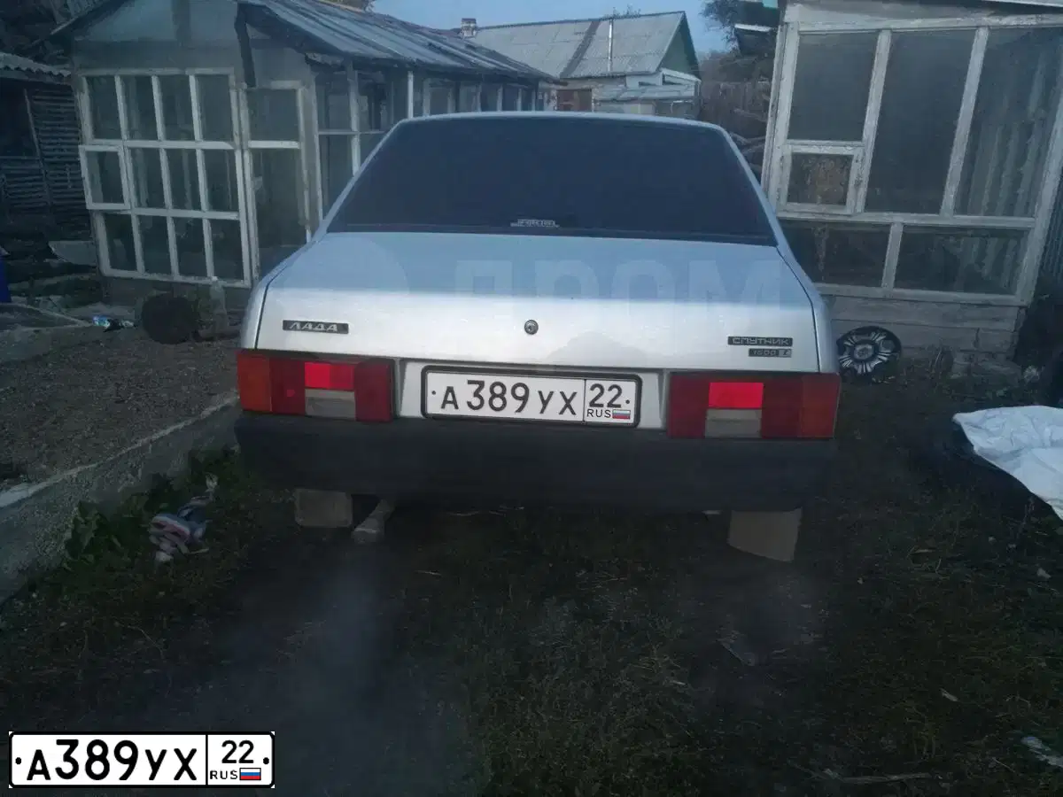 Фото автомобиля LADA 2109 SAMARA, 2002 — госномер А389УХ22. Цвет: СЕРЕБРИСТО-ГОЛУБОЙ