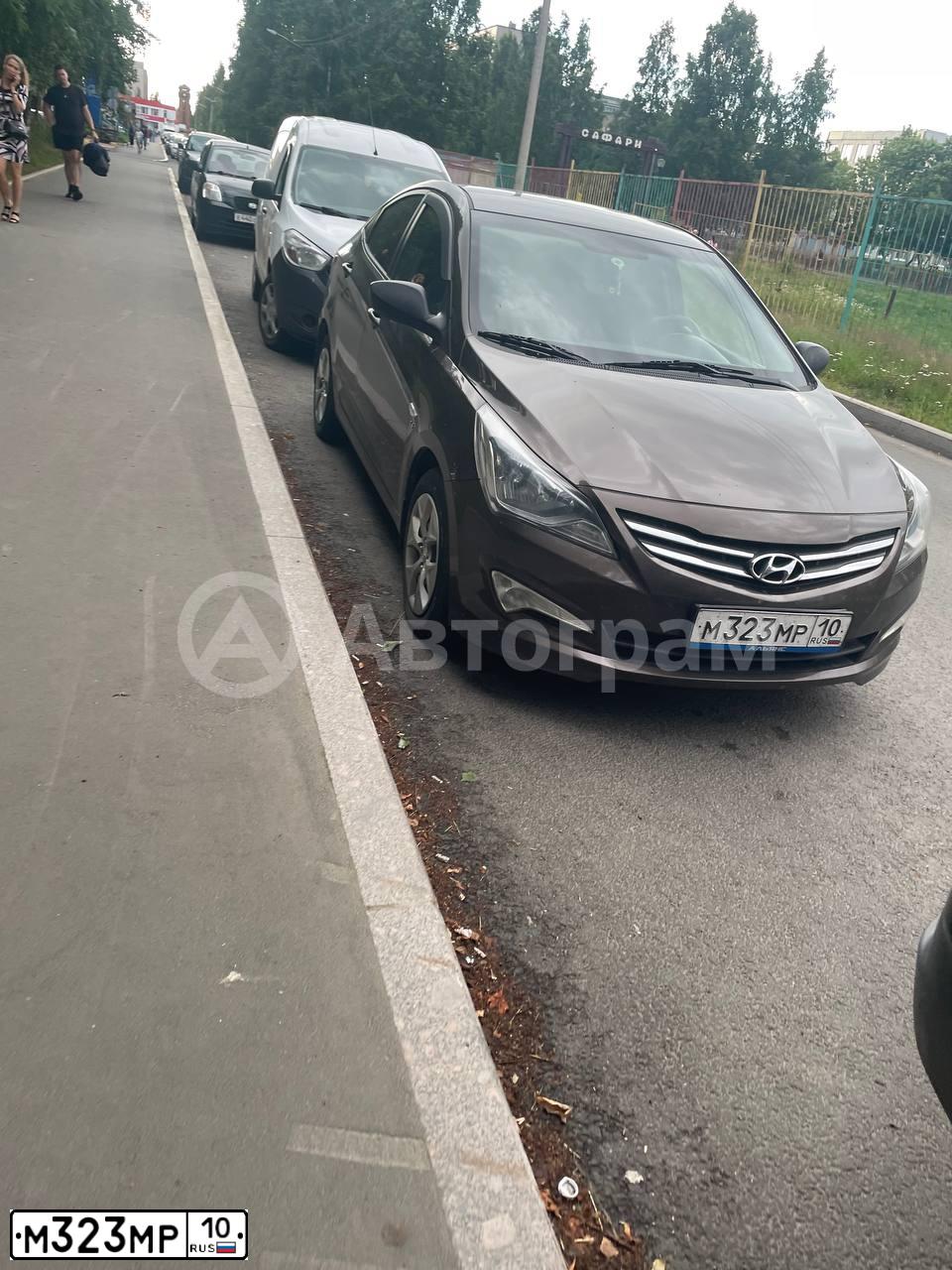 Фото автомобиля HYUNDAI SOLARIS, 2015 — госномер М072УТ716