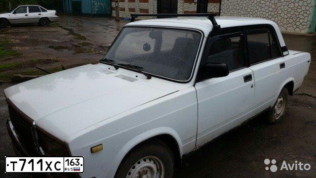 Фото автомобиля LADA 2107, 2004 — госномер Р163ОО63. Цвет: ЯРКО-БЕЛЫЙ