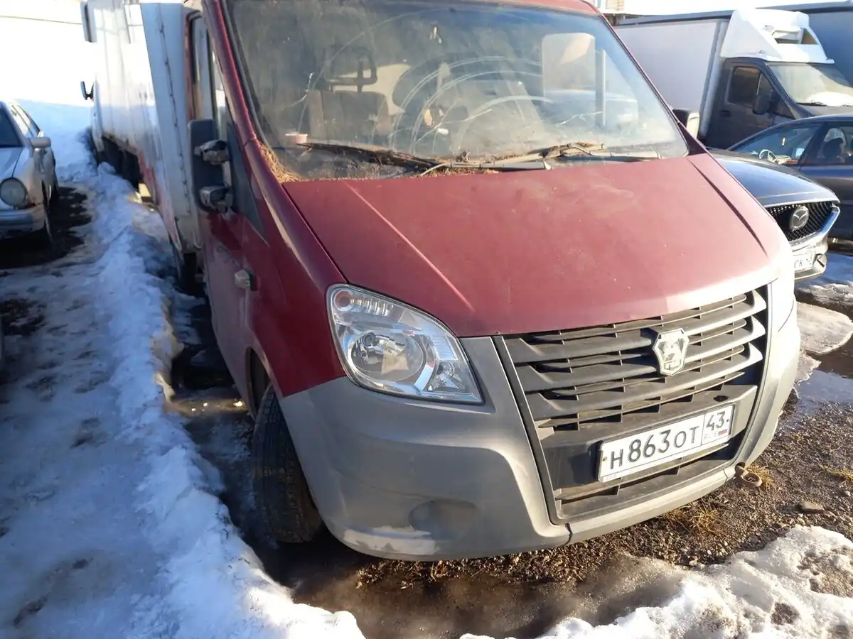 Фото автомобиля GAZ EL NEXT, 2014 — госномер Н863ОТ43. Цвет: ВИШНЕВЫЙ