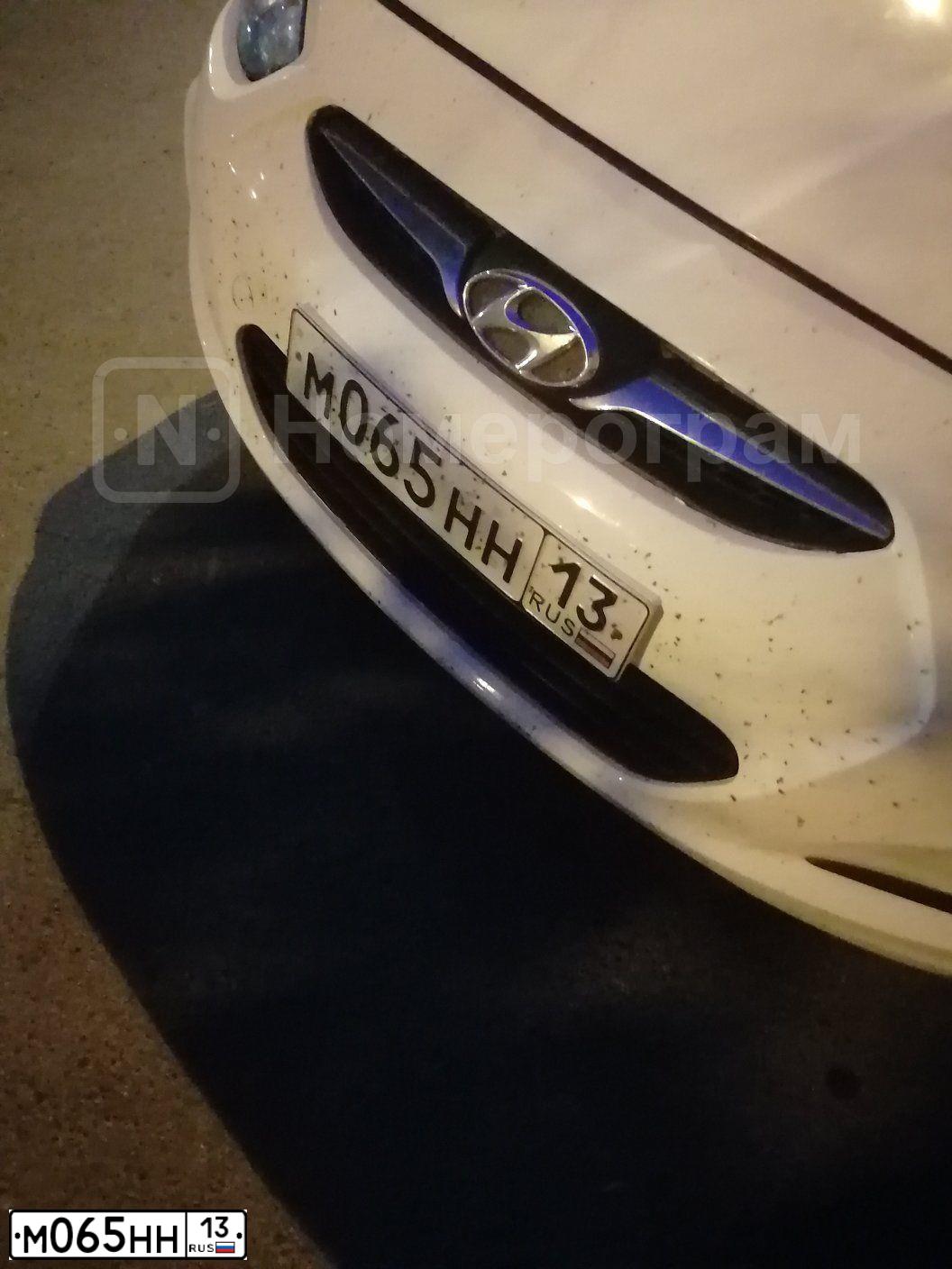 Фото автомобиля HYUNDAI SOLARIS, 2012 — госномер Т900КВ58. Цвет: Белый