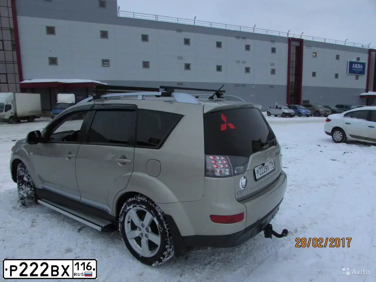 Фото автомобиля MITSUBISHI PAJERO, 2012 — госномер Р916НС18. Цвет: Коричневый