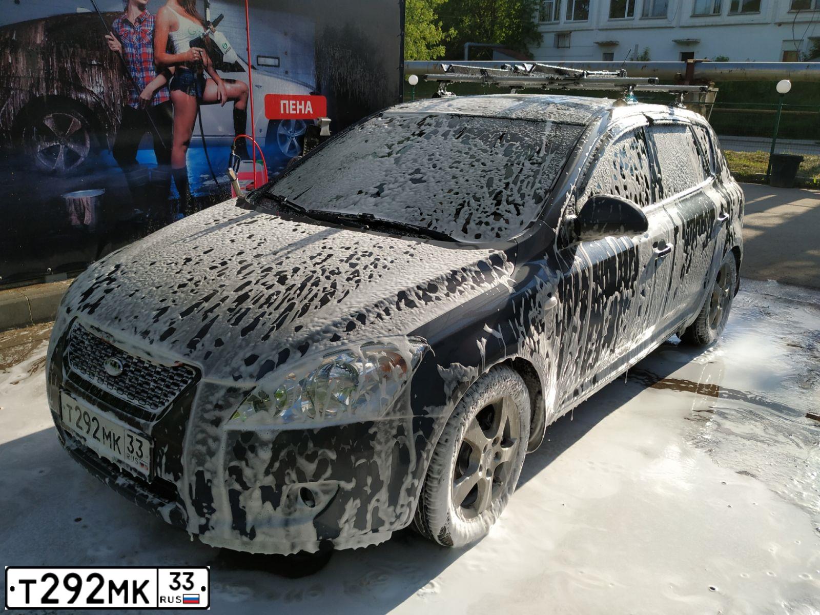 Фото автомобиля KIA CEE'D, 2007 — госномер Е431УК33. Цвет: СЕРЫЙ