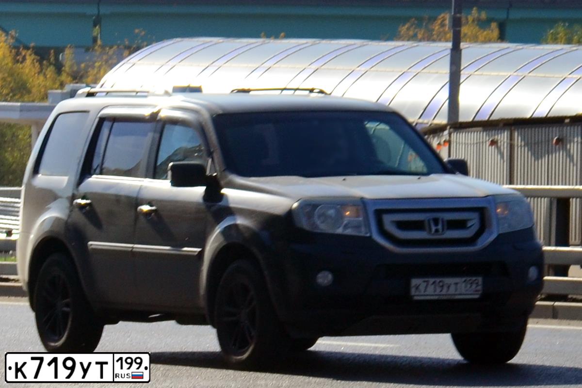Фото автомобиля HONDA PILOT, 2008 — госномер О493МТ75