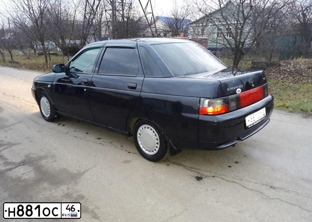 Фото автомобиля LADA 2110, 2006 — госномер Е377МН46. Цвет: ГРАФИТОВЫЙ МЕТАЛЛИК