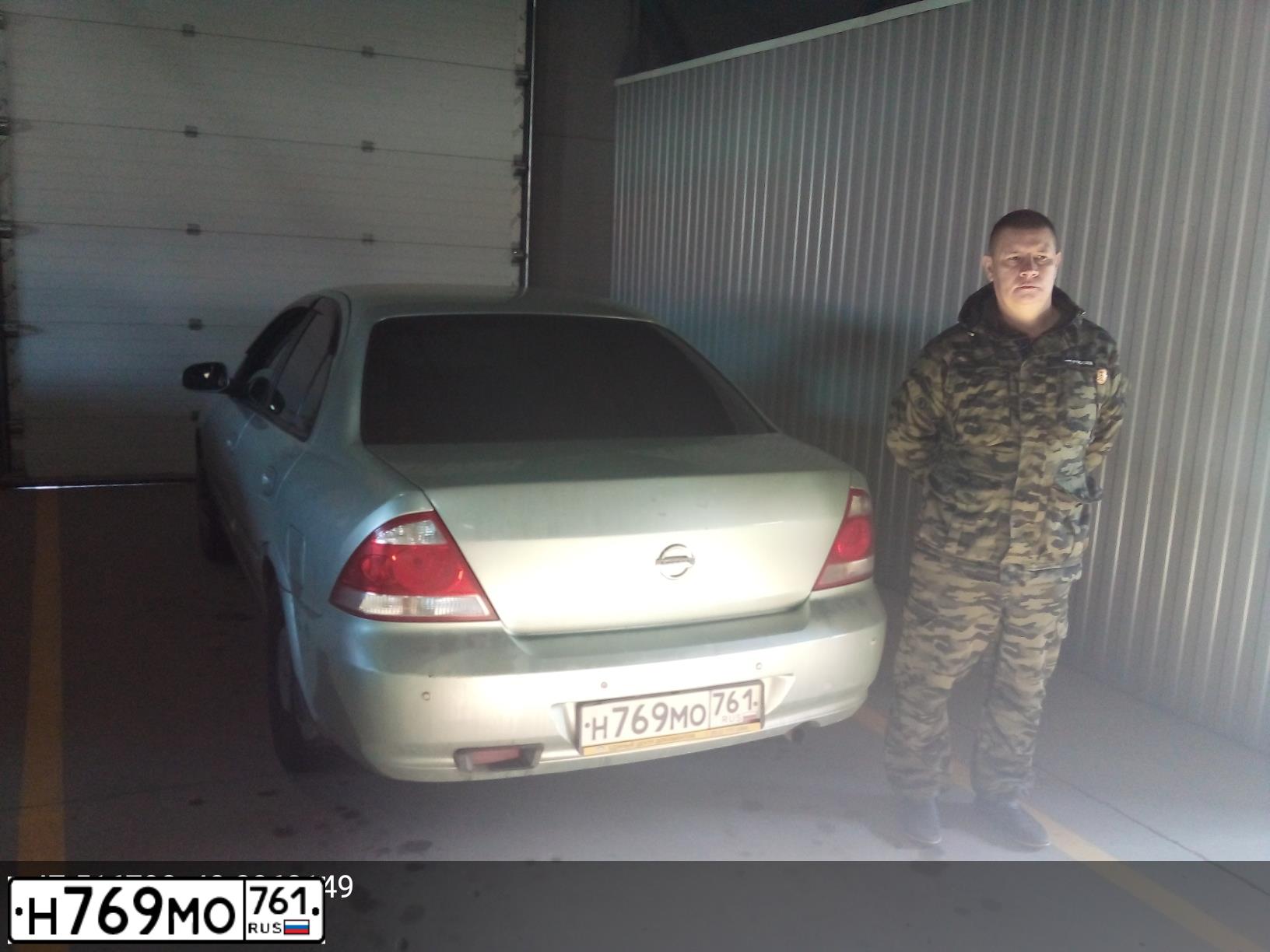 Фото автомобиля NISSAN ALMERA, 2007 — госномер У647КМ47. Цвет: Серебристый