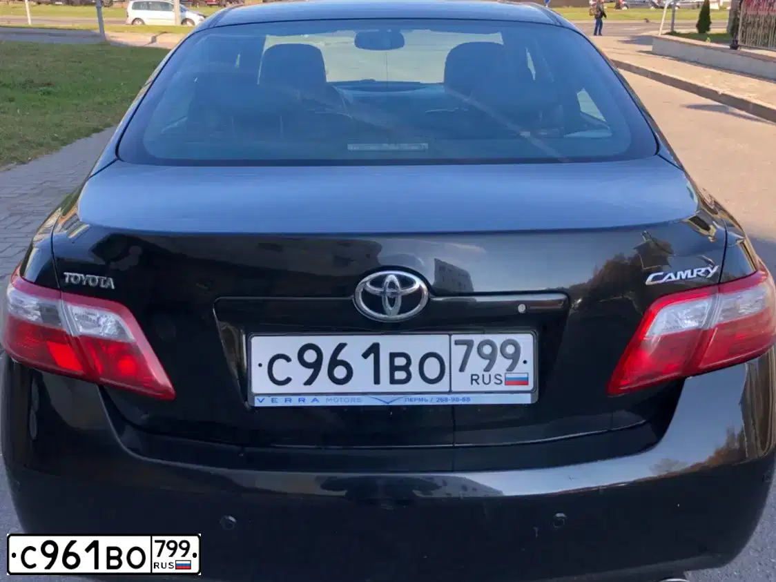 Фото автомобиля TOYOTA CAMRY, 2007 — госномер К674МН03