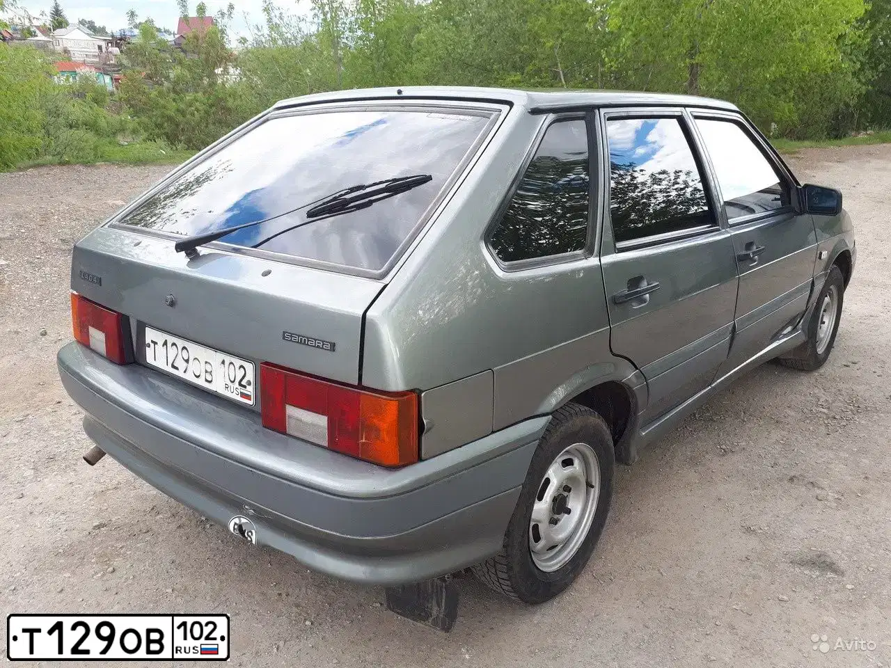 Фото автомобиля LADA 2114 SAMARA, 2006 — госномер Т129ОВ102. Цвет: СРЕДНИЙ СЕРО-ЗЕЛЕНЫЙ МЕТ.