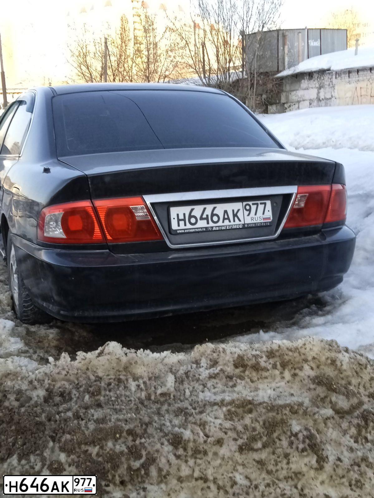 Фото автомобиля KIA MAGENTIS / OPTIMA, 2005 — госномер Р129УВ97. Цвет: ЧЕРНЫЙ