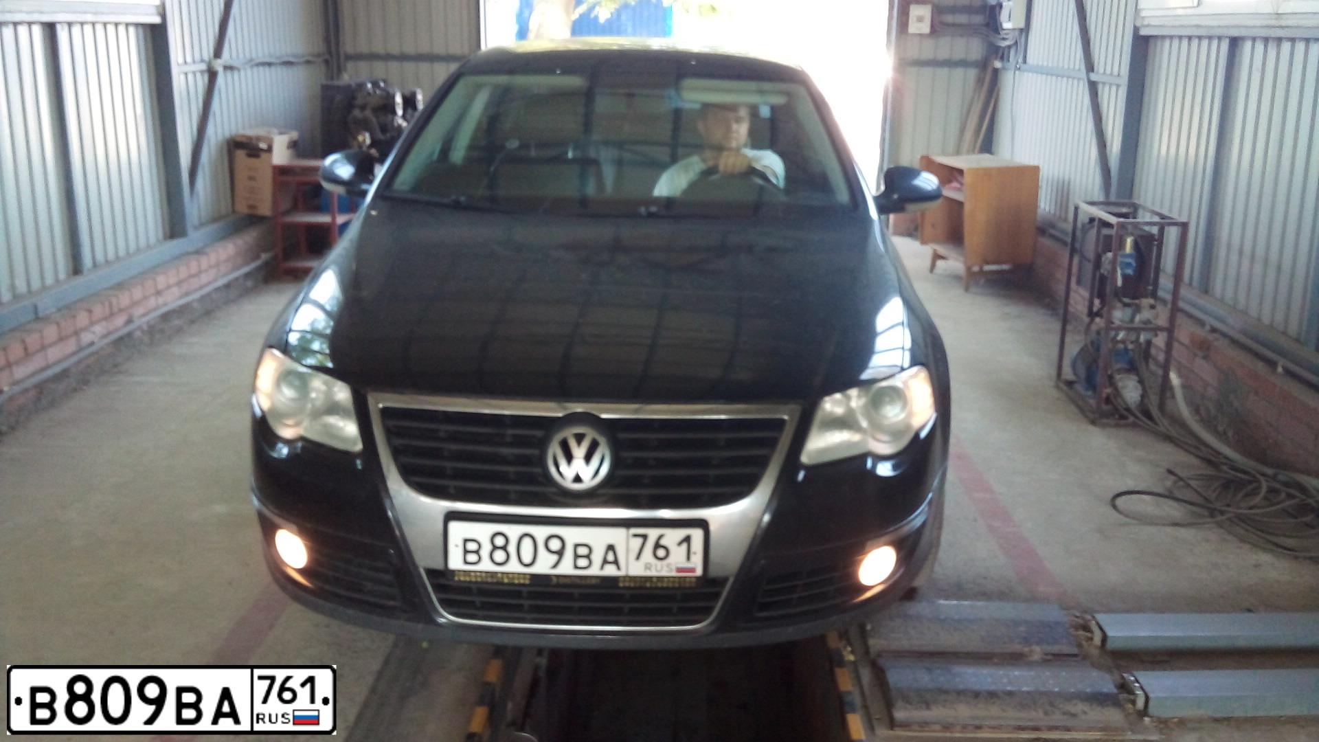 Фото автомобиля VOLKSWAGEN PASSAT, 2009 — госномер М294УО193. Цвет: ЧЕРНЫЙ