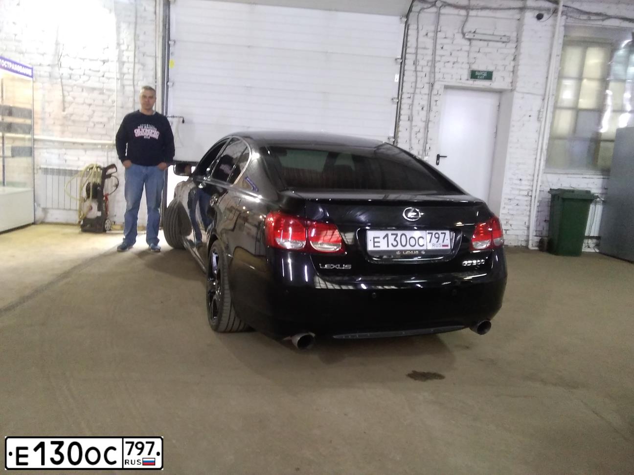 Фото автомобиля LEXUS GS, 2007 — госномер Е130ОС797. Цвет: ЧЕРНЫЙ