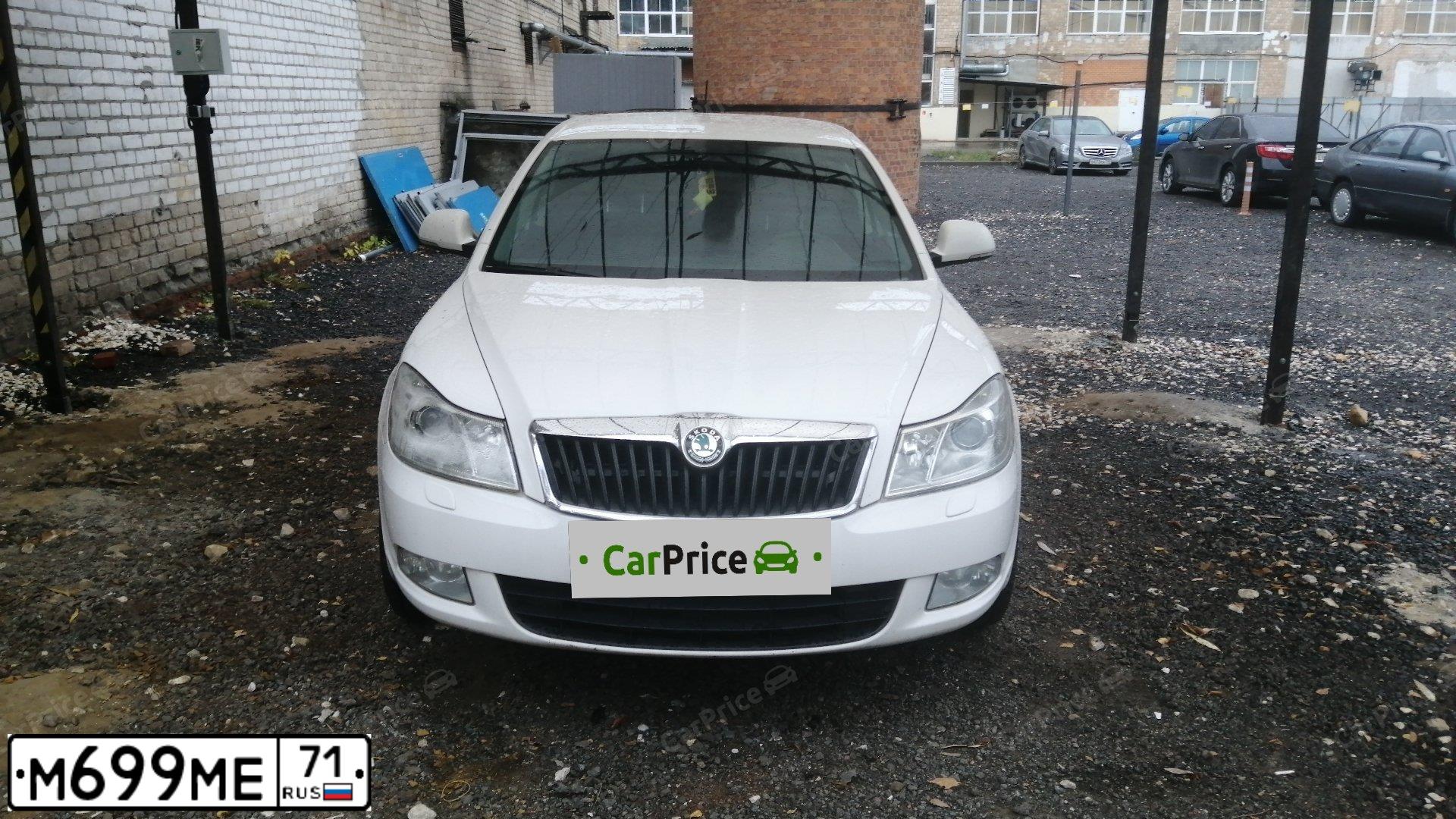 Фото автомобиля SKODA OCTAVIA, 2012 — госномер М699МЕ71. Цвет: Белый