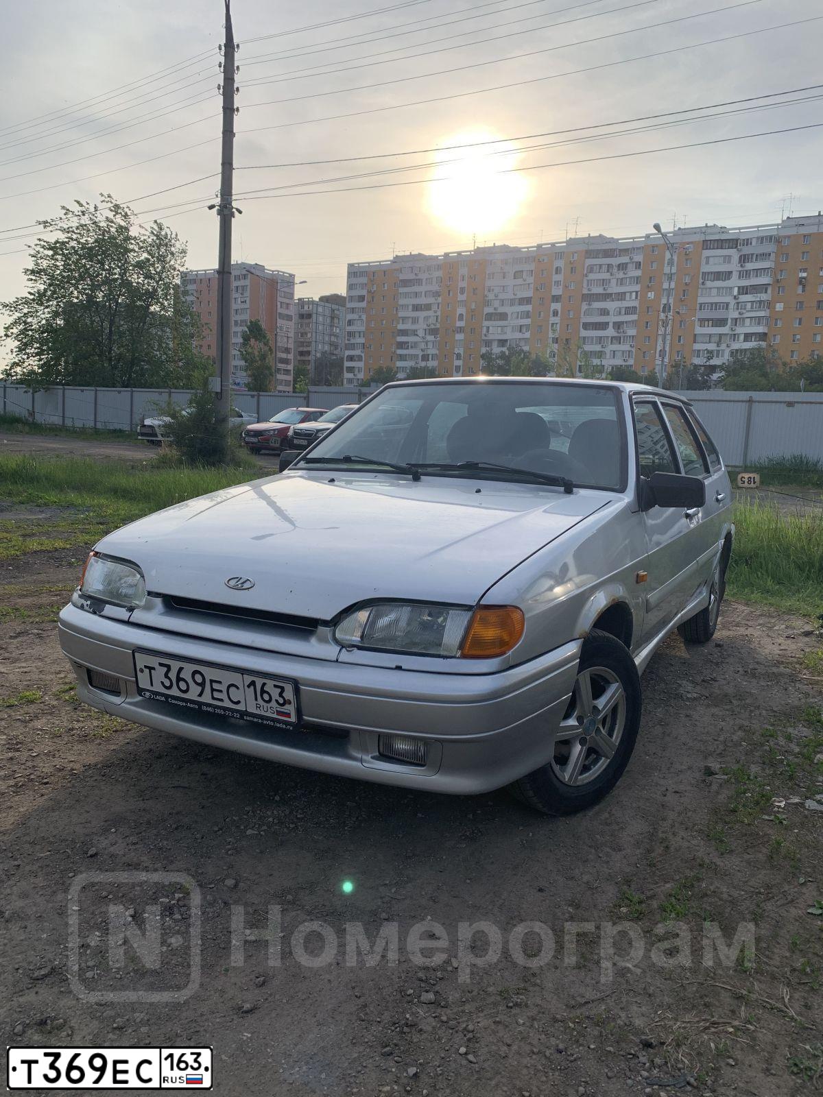 Фото автомобиля LADA 2114 SAMARA, 2013 — госномер Т369ЕС163. Цвет: СВЕТЛО-СЕРЕБРИСТЫЙ-МЕТАЛЛИК
