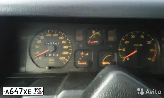 Фото автомобиля RENAULT R 19, 1989 — госномер М829ЕА99. Цвет: Серый
