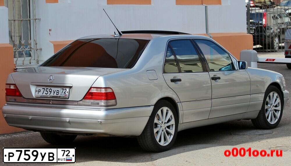 Фото автомобиля MERCEDES S-KLASSE, 1998 — госномер К192ТН159. Цвет: СЕРЕБРИСТЫЙ
