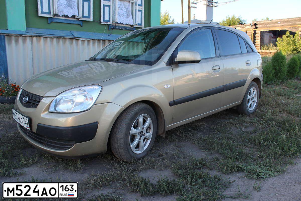 Фото автомобиля KIA RIO, 2007 — госномер Е508РХ716. Цвет: КАШЕМИРОВЫЙ БЕЖ