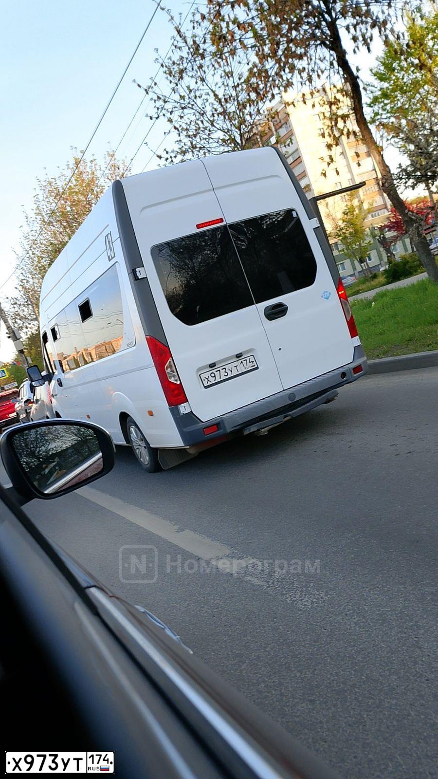 Фото автомобиля GAZ GAZEL NEXT, 2017 — госномер Х973УТ174. Цвет: Белый