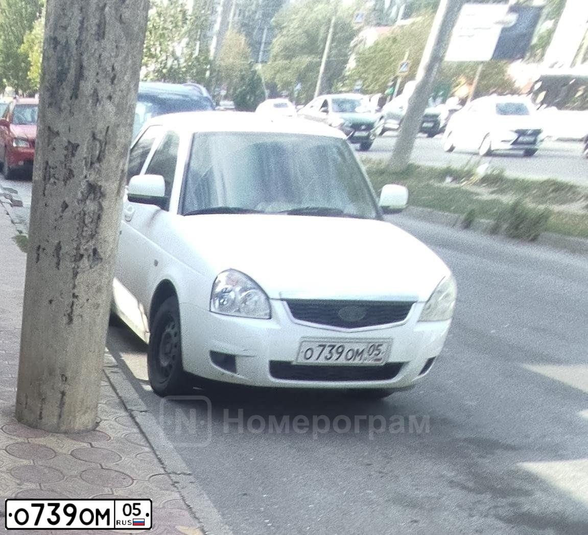 Фото автомобиля LADA 2170 PRIORA, 2015 — госномер К222ВО05. Цвет: БЕЛЫЙ