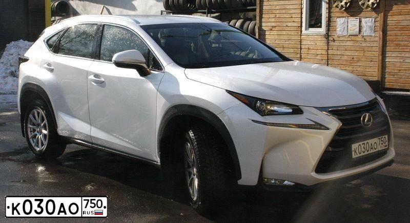 Фото автомобиля LEXUS NX, 2015 — госномер А072АЕ790. Цвет: Белый