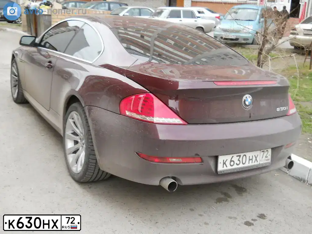 Фото автомобиля BMW SERIE 6, 2008 — госномер А007МК196. Цвет: КРАСНЫЙ