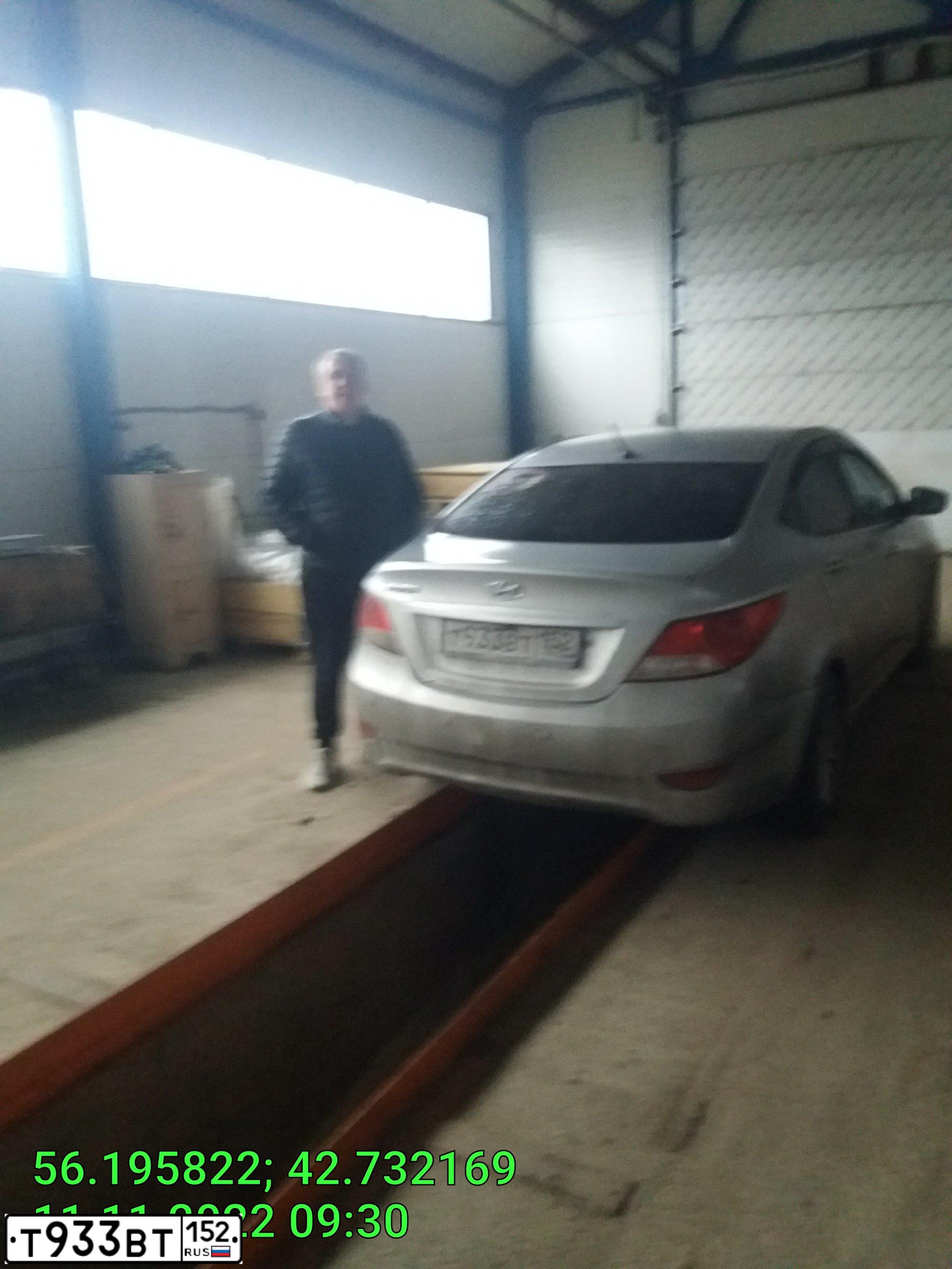 Фото автомобиля HYUNDAI SOLARIS, 2011 — госномер Т621РС152