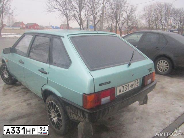 Фото автомобиля LADA 2109 SAMARA, 2003 — госномер А331НР93. Цвет: СЕРЕБРИСТЫЙ СЕРО-ЗЕЛЕНЫЙ