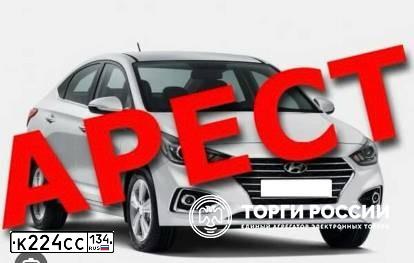 Фото автомобиля HYUNDAI ELANTRA, 2021 — госномер К224СС134. Цвет: Белый